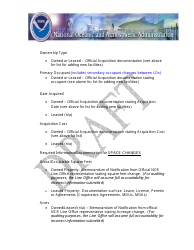 Property Change Request Draft Form for Commercially Leased/Agreements and Owned Property, Page 4