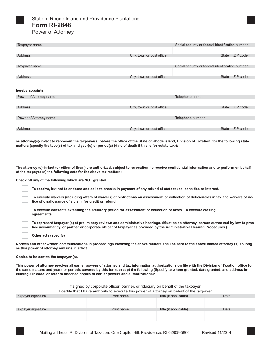 form-ri-2848-download-printable-pdf-or-fill-online-power-of-attorney