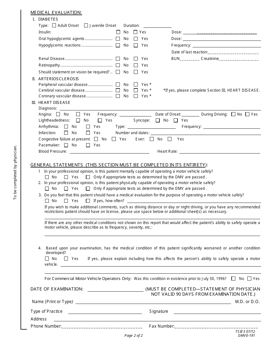 Statement of Physician - Nebraska, Page 2