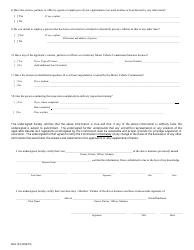 Form BLS143 Application for New Car Inspection Stickers - New Jersey, Page 2
