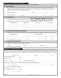 Form FM05-3 Military Personnel Application - New York City, New York City, Page 2