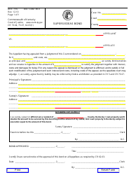 Document preview: Form AOC-155 Supersedeas Bond - Kentucky