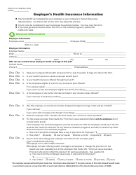 Document preview: Form 116M Employer Health Insurance Information - Utah