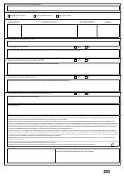 French Republic Long-Stay Visa Application Form, Page 2