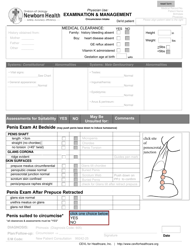 Document preview: Patient Circumcision Intake Form - Newborn Health