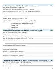 Form DHS-690 Targeted Case Management Contact Monitoring Form - Medicaid - Arkansas, Page 4