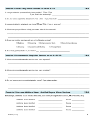 Form DHS-690 Targeted Case Management Contact Monitoring Form - Medicaid - Arkansas, Page 6