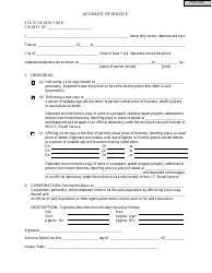 New York Affidavit of Service Download Fillable PDF | Templateroller