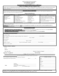 Document preview: Death Certificate Application Form - Montana