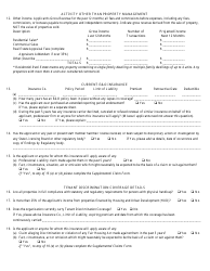 Property Managers Application Form - United States Liability Insurance Group, Page 2