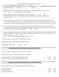 Property Managers Application Form - United States Liability Insurance Group, Page 3