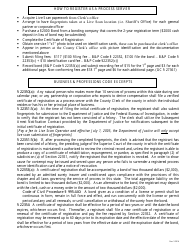 Certificate of Corporation Registration as a Process Server - County of Placer, California, Page 2