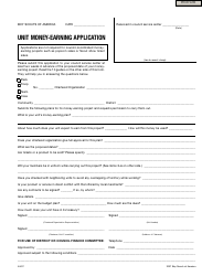 Form 34427 Unit Money-Earning Application - Boy Scouts of America