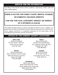 Form SH-0610 Arrest Process Intake - New York City, Page 2