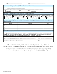 Form 20207 Dry Cleaning Drop Station Registration - Texas, Page 2