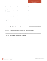 Lunch and Learn Evaluation Form - Hill, Chesson &amp; Woody, Page 2