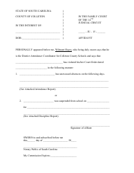 &quot;Checklist for Submitting Contempt of Court/Rule to Show Cause - Petition (School District of Colleton County)&quot; - County of Colleton, South Carolina, Page 4