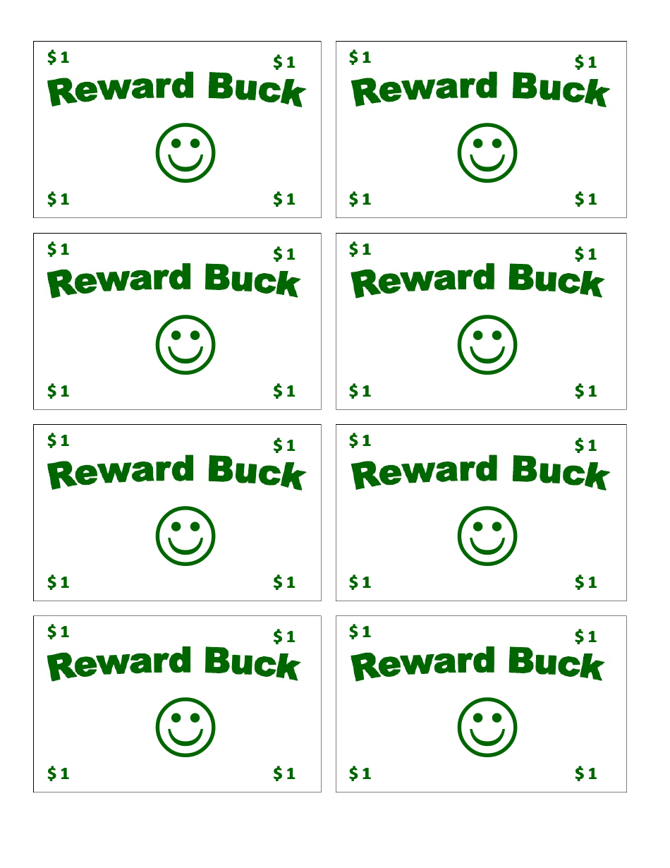 One Reward Buck Template - United Kingdom