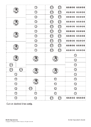 &quot;One Dollar Bill Templates, Dollar Equivalents Chart - One Dollar Bills and Cents&quot;, Page 2