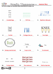 Brain Teasers Logic Puzzle Template With Answer Key, Page 4
