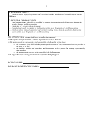 &quot;Hospital and Ambulatory Surgical Center Fax Report Form&quot; - Massachusetts, Page 10