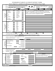 Document preview: Student Accident Report Form - Twelve Points