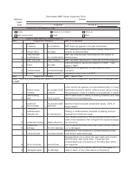 Stormwater Bmp Owner Inspection Form, Page 11