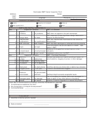 Stormwater Bmp Owner Inspection Form, Page 13