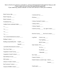 Truck Inventory Template - Pestech, Page 2