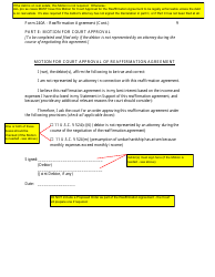 Instructions for Form 240A Sample Reaffirmation Agreement - Indiana, Page 10