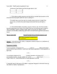 Instructions for Form 240A Sample Reaffirmation Agreement - Indiana, Page 4