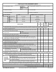 DD Form 2972 Food Facility Risk Assessment Survey