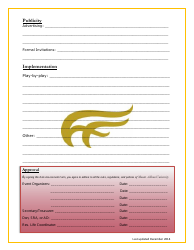 Low Risk Assessment Form for Resident Events - Mount Allison University, Page 2