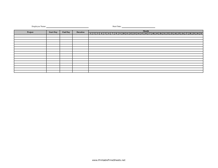 &quot;Employee Time Tracking Spreadsheet Template&quot; Download Pdf