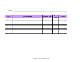 Document preview: Employee Tracking Template