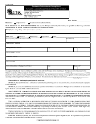 Form R-1343 Contractor/Subcontractor Surety Bond - Louisiana