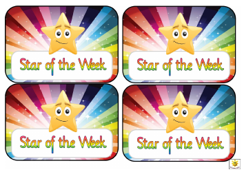 Star of the Day &amp; Star of the Week Award Certificate Templates, Page 2