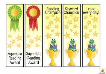 Reading Award Templates, Page 2