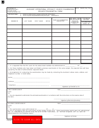 Form CG-4887 (ANSC7026) &quot;Auxiliary Operational Specialty Course Examination Request/Transmittal Form&quot;