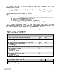 Form DSS-5159 Foster Home Change Request Application - North Carolina, Page 2