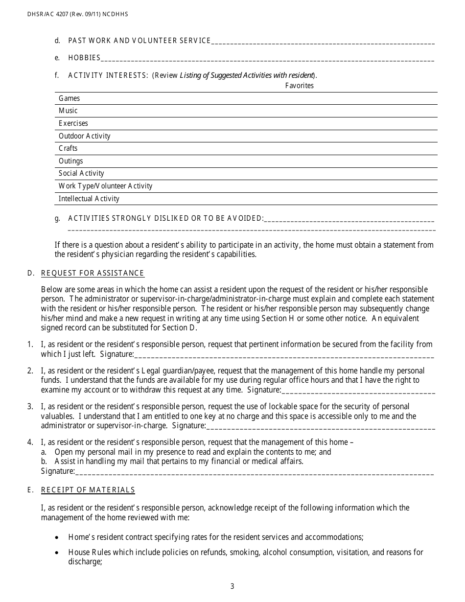 Form 4207 - Fill Out, Sign Online and Download Printable PDF, North ...