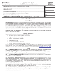 Form 458 Schedule I Income Statement - Nebraska, Page 2