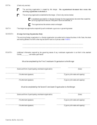 Form MLPA-10 Articles of Merger (Relating to a Lp) - Maine, Page 2
