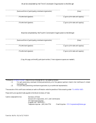 Form MLPA-10 Articles of Merger (Relating to a Lp) - Maine, Page 3