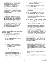 Form SF-3104 Application for Death Benefits, Page 2