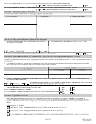 Form SF-3104 Application for Death Benefits, Page 6