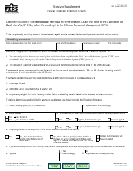 Form SF-3104 Application for Death Benefits, Page 8