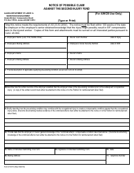 Form 07-6110 &quot;Notice of Possible Claim Against the Second Injury Fund&quot; - Alaska