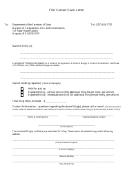 Form MNP-9 Certificate of Amendment - Maine, Page 3