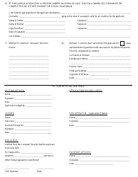 &quot;Application Form for a Fiji Passport&quot; - Fiji, Page 2
